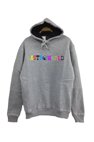 fame-stoned  Travis Scott Astroworld Baskılı Sweatshirt - 4