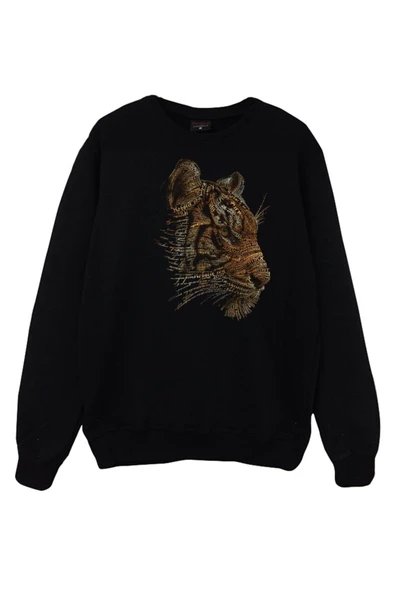 fame-stoned Kaplan Baskılı Sweatshirt ürün görseli
