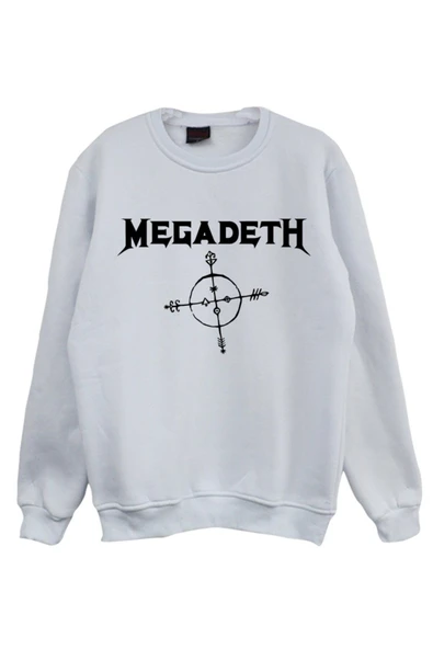 fame-stoned  Megadeth Baskılı Sweatshirt