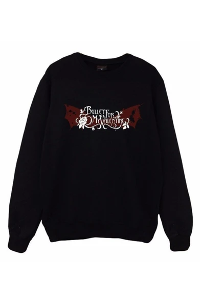fame-stoned Bullet For My Valentıne Baskılı Sweatshirt ürün görseli 1