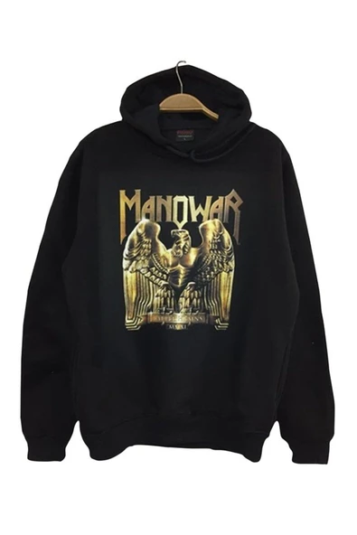 fame-stoned  Çocuk Siyah Manowar Baskılı Sweatshirt ürün görseli