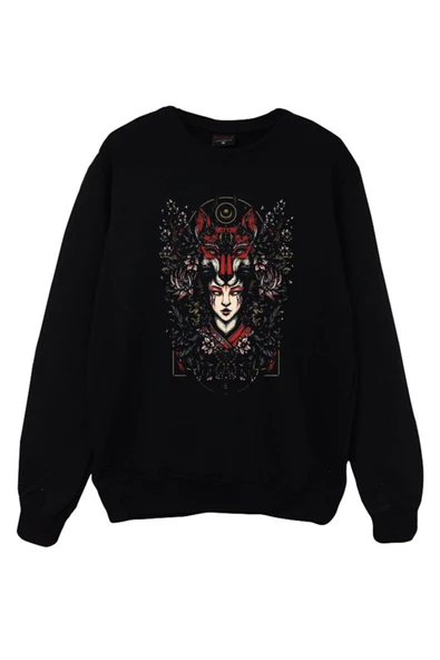 fame-stoned  Kurt Baskılı Sweatshirt