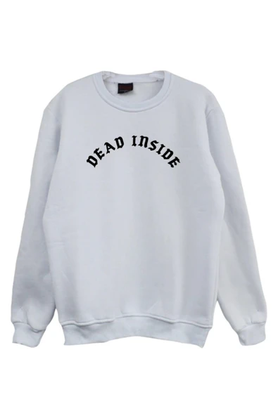 fame-stoned  Dead Inside Baskılı Sweatshirt