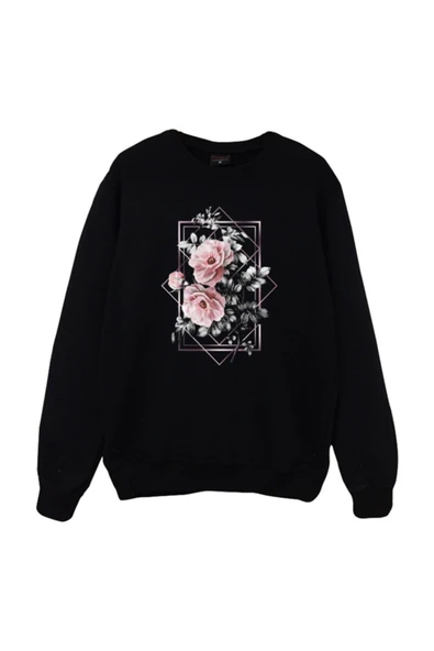 fame-stoned Rose Baskılı Sweatshirt ürün görseli