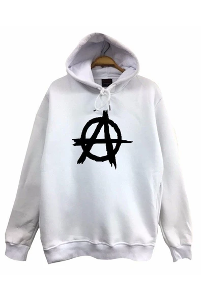 fame-stoned  Anarchy Baskılı Sweatshirt