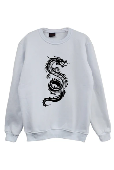 fame-stoned Ejderha Baskılı Sweatshirt ürün görseli
