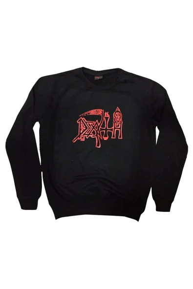 fame-stoned Death Baskılı Sweatshirt ürün görseli