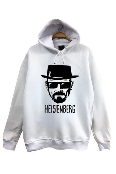 fame-stoned  Breaking Bad Baskılı Unisex %100 Pamuk Beyaz Sweatshirt ürün görseli