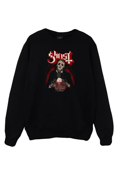 fame-stoned Ghost Baskılı Sweatshirt ürün görseli 1
