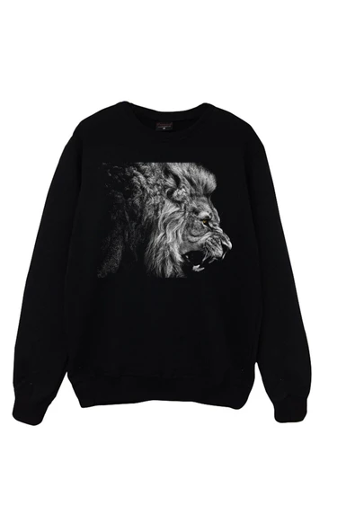fame-stoned Aslan Baskılı Sweatshirt ürün görseli