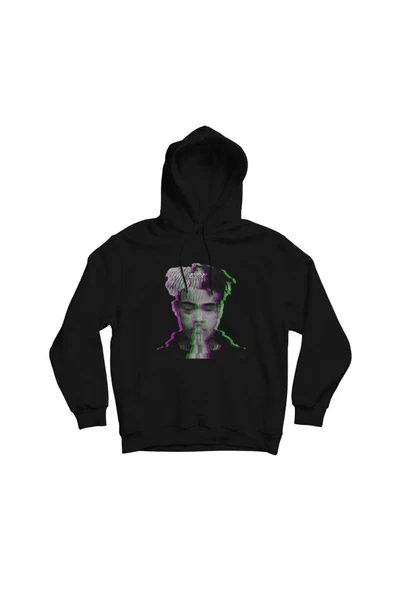 fame-stoned  Xxxtentacion Baskılı Kapşonlu Sweatshirt ürün görseli 1