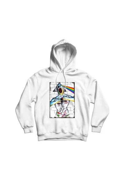 fame-stoned  Pink Floyd Baskılı Kapşonlu Sweatshirt ürün görseli