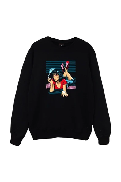 fame-stoned  Stoned Pulp Fiction Sweatshirt