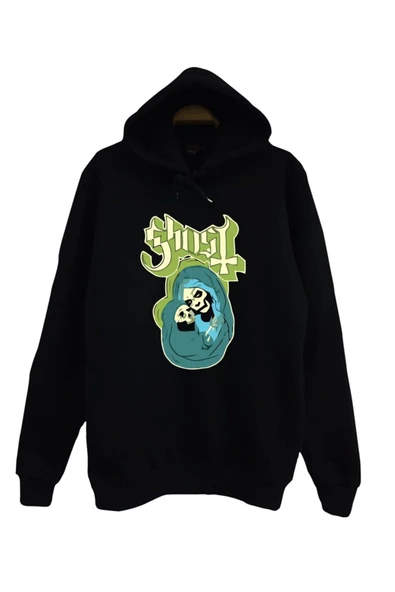 fame-stoned  Ghost Baskılı Sweatshirt