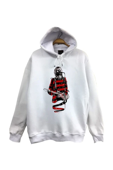 fame-stoned  Nirvana-kurt Cobain Baskılı Kapüşonlu Sweatshirt ürün görseli