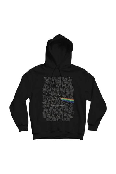 fame-stoned  Pink Floyd Baskılı Kapşonlu Sweatshirt ürün görseli