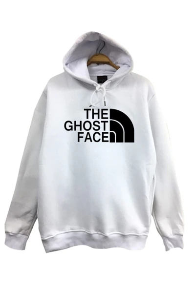 fame-stoned  The Ghost Face Baskılı Sweatshirt - 5