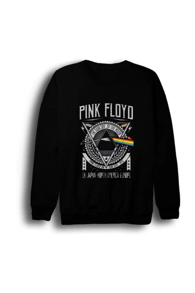 fame-stoned  Pink Floyd Baskılı Sweatshirt