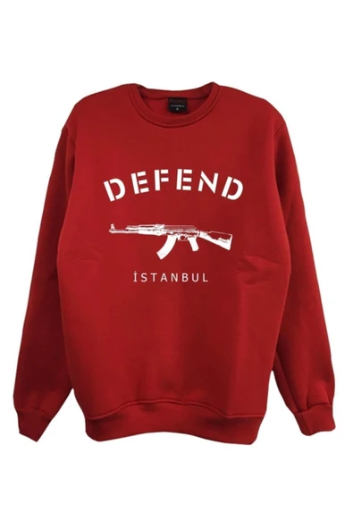 fame-stoned Defend Istanbul Baskılı Sweatshirt ürün görseli