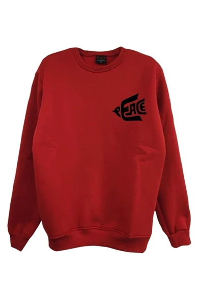 fame-stoned  Peace Kuş Baskılı Sweatshirt - 2