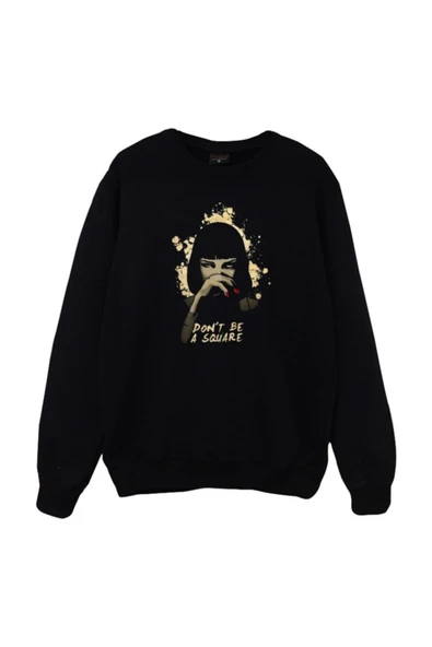 fame-stoned Unisex  Pulp Fiction Baskılı Sweatshirt ürün görseli