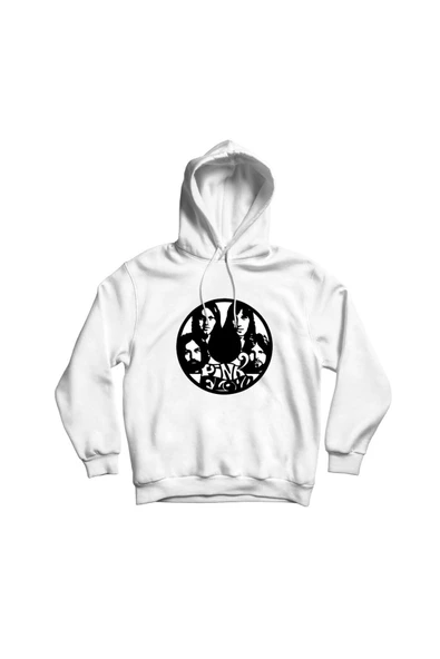 fame-stoned  Pink Floyd Baskılı Kapşonlu Sweatshirt