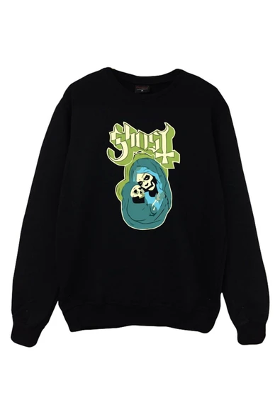 fame-stoned Ghost Baskılı Sweatshirt ürün görseli