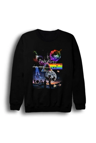 fame-stoned Pink Floyd Baskılı Sweatshirt ürün görseli 1