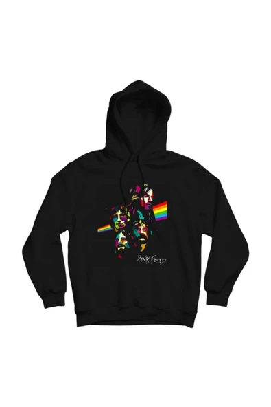 fame-stoned  Pink Floyd Baskılı Kapşonlu Sweatshirt ürün görseli