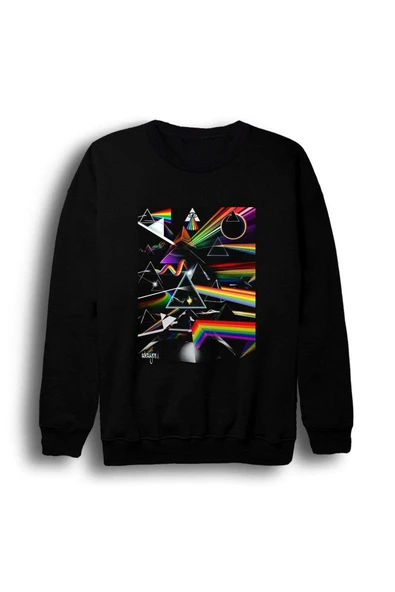 fame-stoned  Pink Floyd Baskılı Sweatshirt