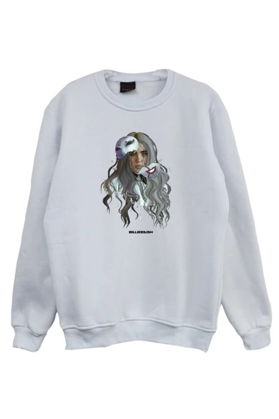 fame-stoned  Billie Eilish Baskılı Sweatshirt ürün görseli