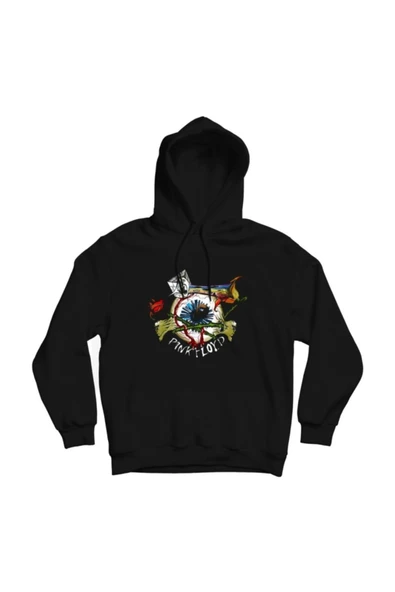 fame-stoned  Pink Floyd Baskılı Kapşonlu Sweatshirt ürün görseli