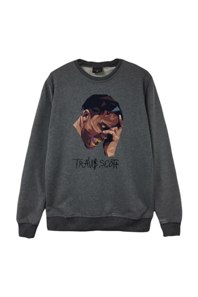 fame-stoned  Astraworld Travis Scott Baskılı Sweatshirt ürün görseli