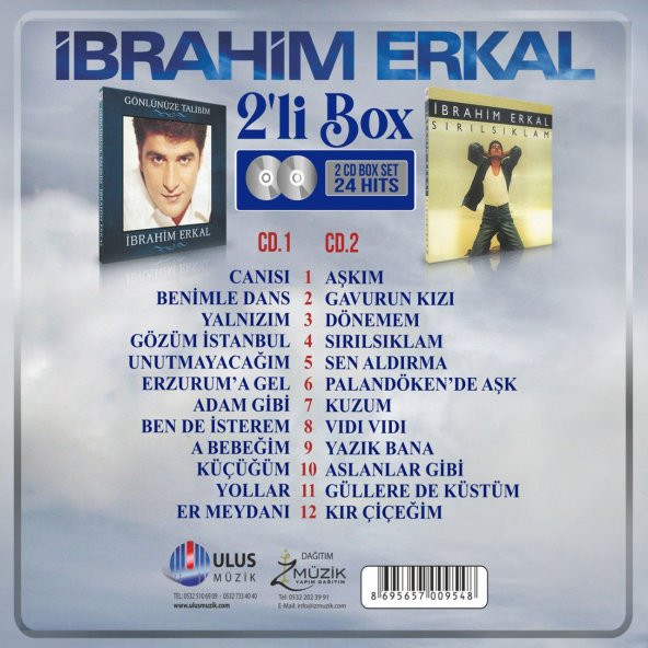 İBRAHİM ERKAL - GÖNLÜNÜZE TALİBİM & SIRILSIKLAM (2 CD) - 2