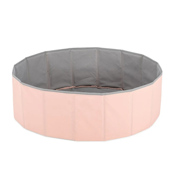 Katlanabilir Aktivite ve Top Havuzu - Pembe 80x26 cm Silinebilir Kumaşlı - 2