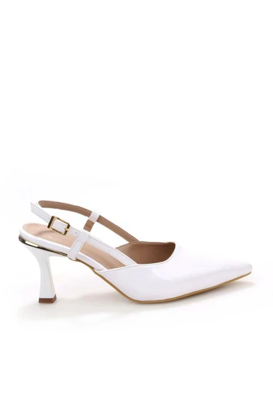 Pisagor Ps-32500 Kadın Arkası Açık Topuklu Ayakkabı - 4