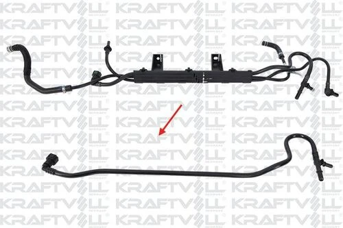 Kraftvoll 10033181  Yakıt Borusu Braket Hariç Doblo 1.3 Multijet 51783277