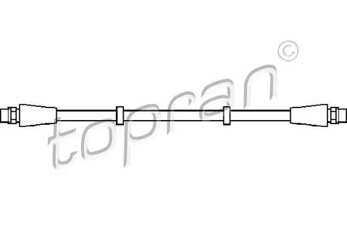 Topran 110399001  585 Ön Fren Hortumu A6 04 4f0611707