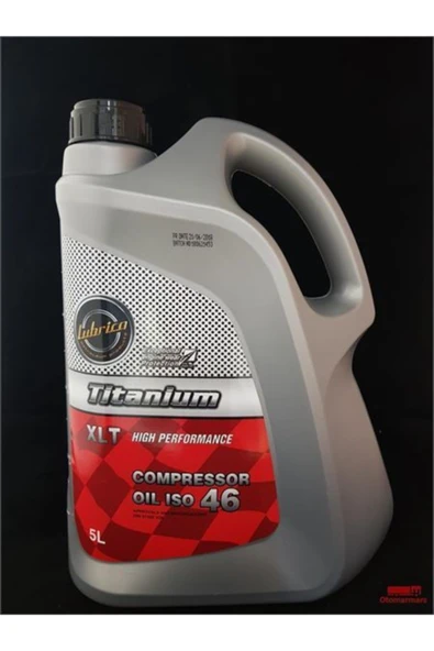 Lubrico 502  Kompresör Yağı 5lt Xlt 46 W ürün görseli 1