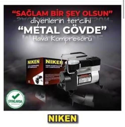 Niken 0250010101  Hava Kompresöru Metal Gövde 12v ürün görseli 1