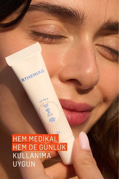 ATHENİAS Lip Balm Anti Chap 15 gr Spf15 Organik Çilek Aromalı Dudak Bakımı Çatlak Karşıtı - 5