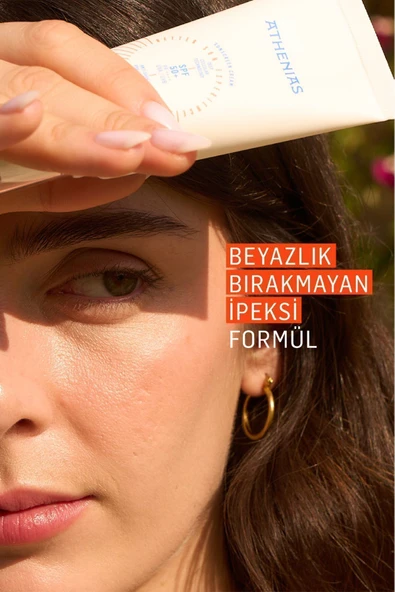ATHENİAS Sunscreen Anti Dark Spot 50 gr Leke Karşıtı Spf50+ Tüm Cilt Tipleri UVA UVB Yüz Güneş Kremi - 3