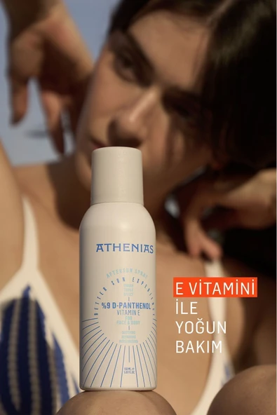 ATHENİAS Panthenol Spray 150 ml Güneş Sonrası E vitamini ve Aloe Vera Kızarıklık Karşıtı Aftersun - 3