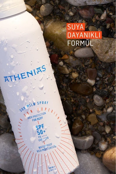 ATHENİAS Sun Milk Spray 200 ml Spf50+ Tüm Cilt Tipleri İçin UVA UVB Yüksek Korumalı Güneş Kremi - 4