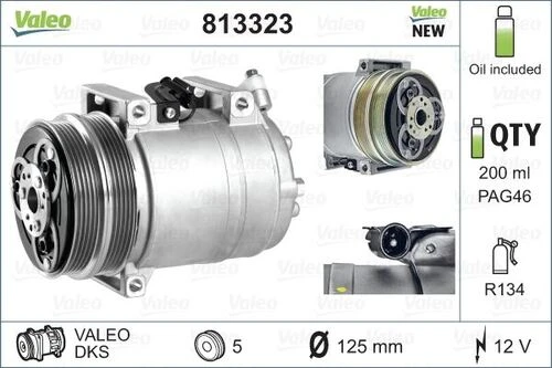 Valeo 813323  Klima Kompresörü Focus II 1.4 1.6 1.6 TDCI 1.8 TDCI - 1