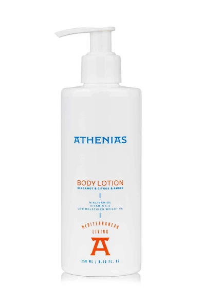 ATHENİAS Niacinamide, E Ve C Vitamini İçeren Vücut Losyonu 250 ml Uzun Süre Nem Cilt Tonu Eşitleyici - 3