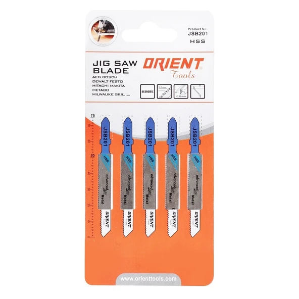 Orıent Dekupaj Testere Metal 5 Li Paket ürün görseli 1