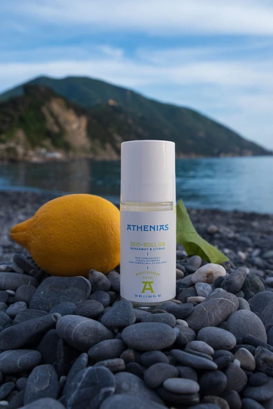 ATHENİAS Bergamot & Citrus Deodorant Roll On Koltuk Altı Tıkamaz Aluminyum Içermez 50 ml - 2