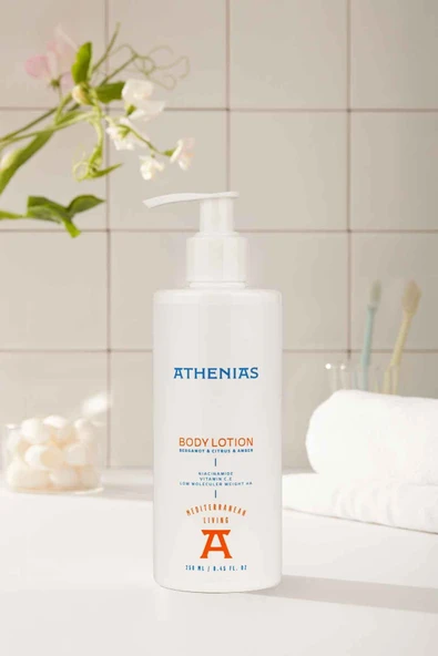 ATHENİAS Niacinamide, E Ve C Vitamini İçeren Vücut Losyonu 250 ml Uzun Süre Nem Cilt Tonu Eşitleyici - 6