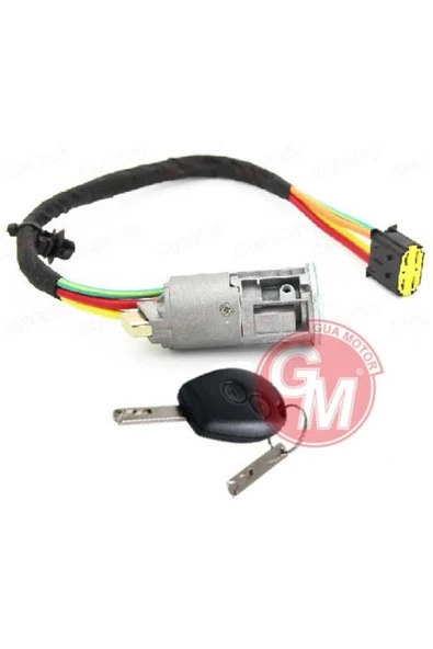 GUA 41632 Kontak Kilit Seti Kumandalı Anahtar Ile Dacıa Logan-sandero-duster - 1